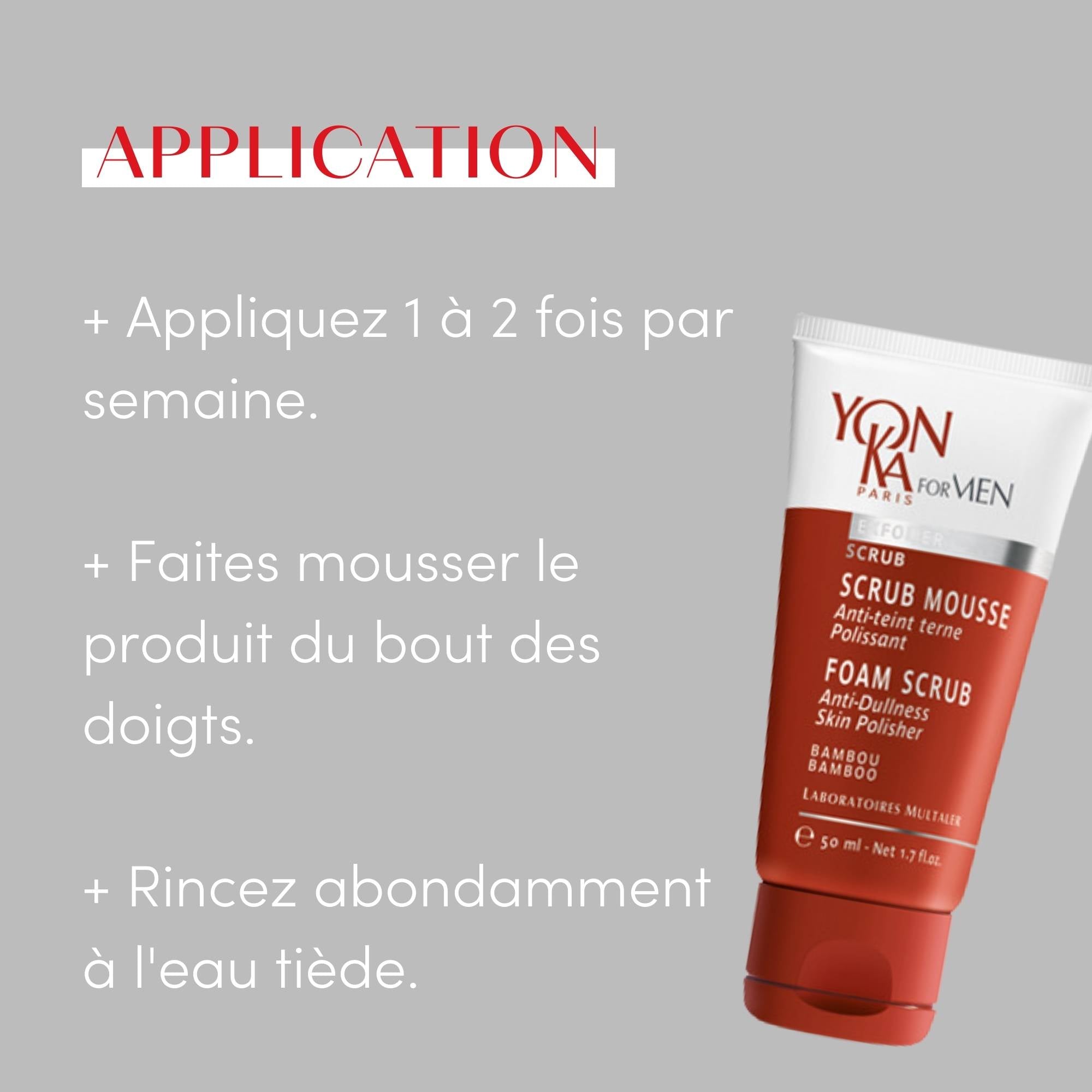 Scrub Mousse Homme
