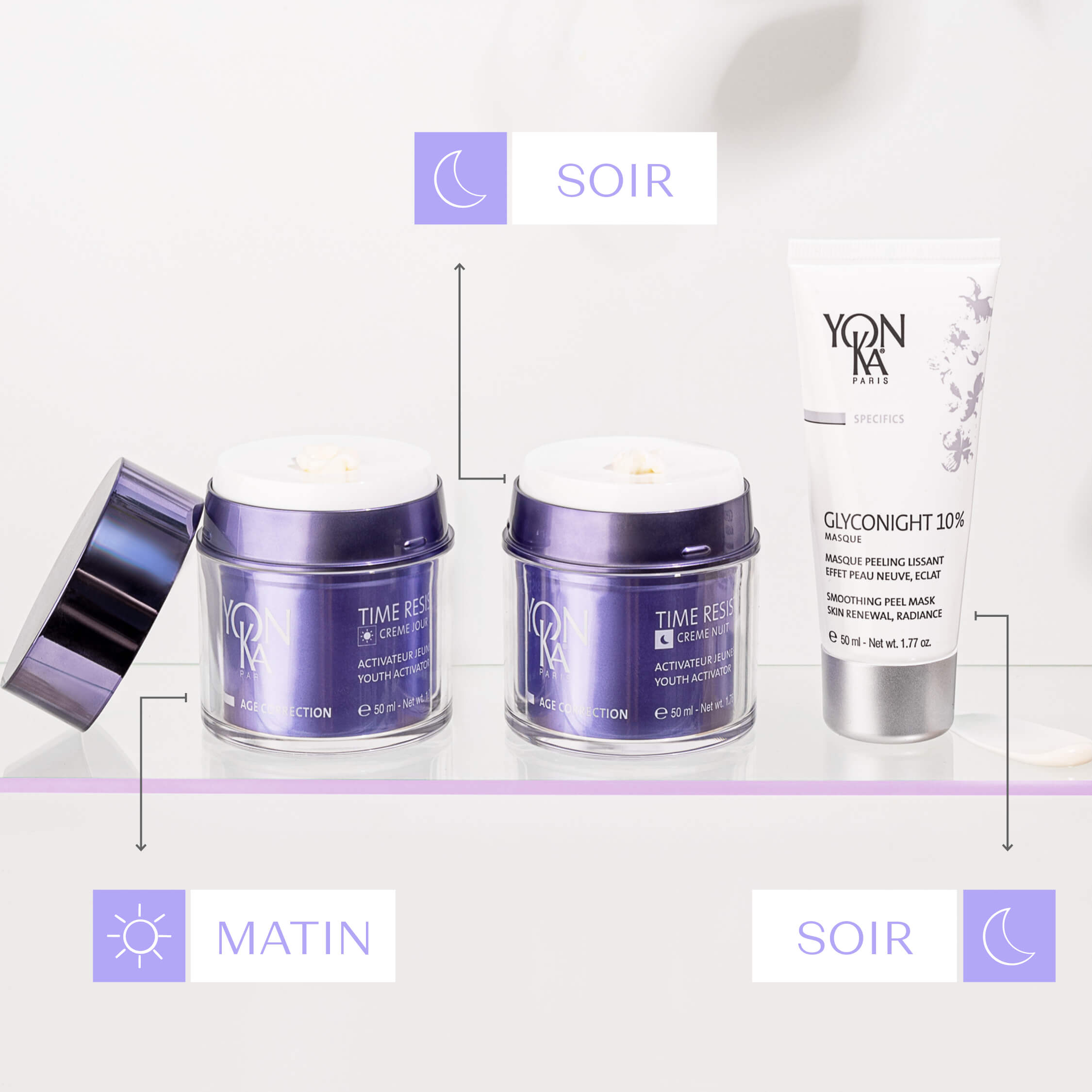 Time Resist Nuit - Smoothing Cream
